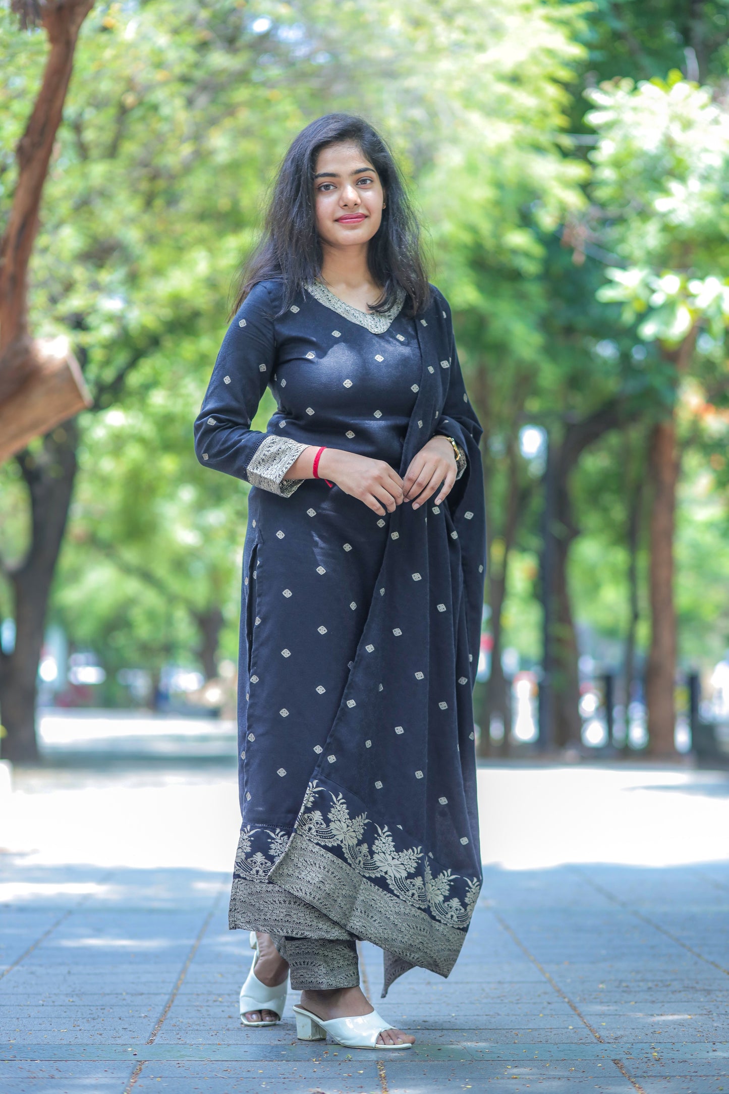 Ebony Cotton Salwar Suit