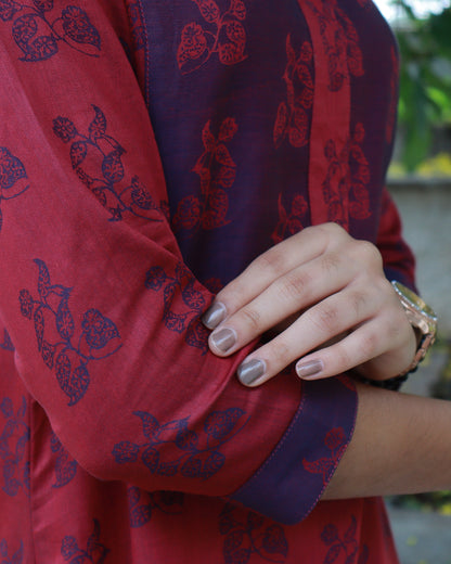 Bougainville  cotton Kurta